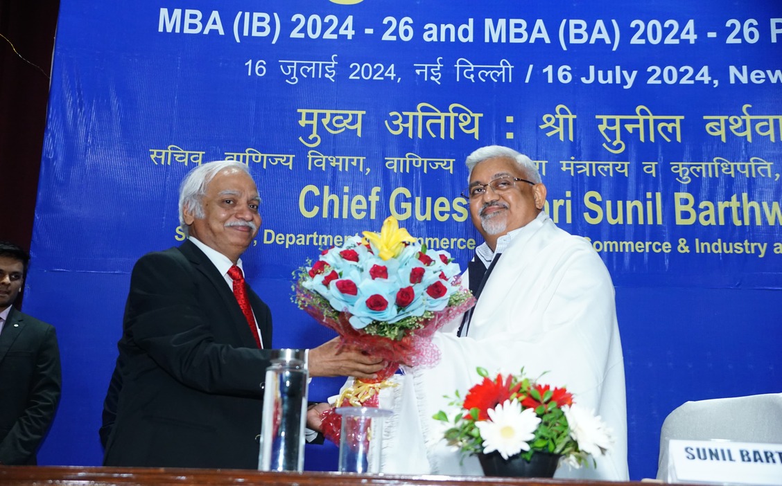 Inauguration of MBA (IB) and MBA (BA) 2024-26 Programmes