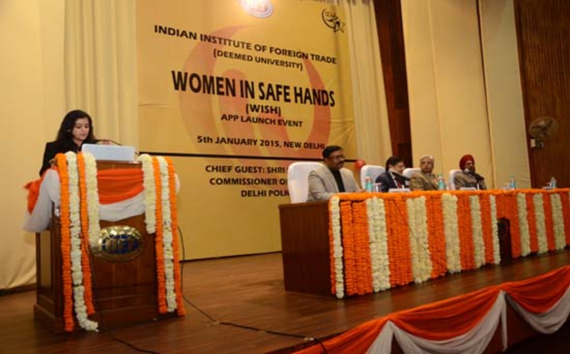 Launch of WISH App at IIFT